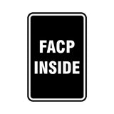Portrait Round Facp Inside Sign