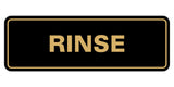 Signs ByLITA Standard Rinse Sign