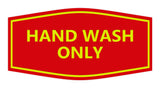 Signs ByLITA Fancy Hand Wash Only Sign