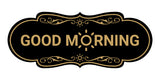 Designer Good Morning Wall or Door Sign