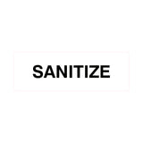 Signs ByLITA Basic Sanitize Sign