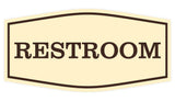 Fancy Restroom Sign