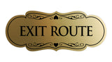 Signs ByLITA Designer Exit Route Sign