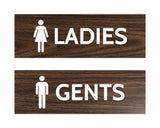 Signs ByLITA Basic Ladies and Gents Sign Set