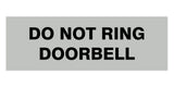 Signs ByLITA Basic Do Not Ring Doorbell Sign