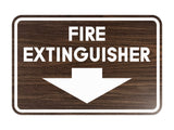Signs ByLITA Classic Framed Fire Extinguisher