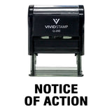 Notice of Action Self Inking Rubber Stamp