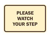 Signs ByLITA Classic Framed Please Watch Your Step Sign