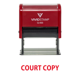 Court Copy Self Inking Rubber Stamp