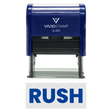 RUSH Self-Inking Office Rubber Stamp