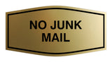 Signs ByLITA Fancy No Junk Mail Sign