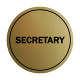 Signs ByLITA Circle Secretary Sign