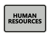 Signs ByLITA Classic Human Resources Sign