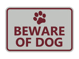 Signs ByLITA Classic Framed Beware of Dog Sign