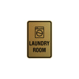 Portrait Round Laundry Room Sign