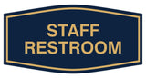 Signs ByLITA Fancy Staff Restroom Sign