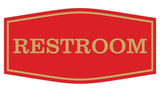 Fancy Restroom Sign