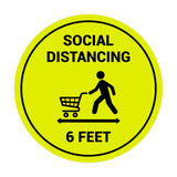 Signs ByLITA Circle Social Distancing Sign