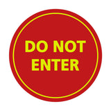 Signs ByLITA Circle Do Not Enter Sign