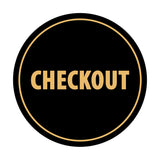 Signs ByLITA Circle Checkout Sign