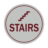Sign By LITA Circle Stairs Sign