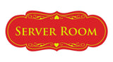 Signs ByLITA Designer Server Room Sign