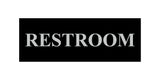 Basic Restroom Wall or Door Sign