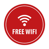 Signs ByLITA Circle Free WiFi Sign