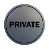 Signs ByLITA Circle Private Sign