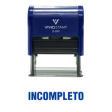 Incompleto Spanish Teacher Self Inking Rubber Stamp