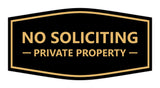 Signs ByLITA Fancy No Soliciting Private Property Sign