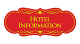 Signs ByLITA Designer Hotel Information Sign