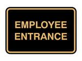 Signs ByLITA Classic Framed Employee Entrance Sign