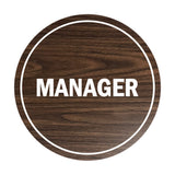Signs ByLITA Circle Manager Sign