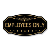 EMPLOYEES ONLY Victorian Door / Wall Sign