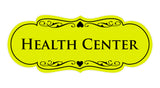 Signs ByLITA Designer Health Center Sign