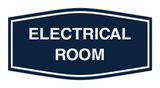 Fancy Electrical Room Sign