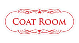 Signs ByLITA Designer Coat Room Sign