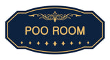 Victorian Poo Room Sign