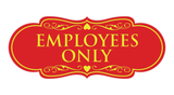 Signs ByLITA Designer Employees Only Sign