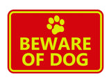 Signs ByLITA Classic Framed Beware of Dog Sign