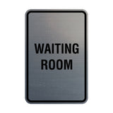 Portrait Round Waiting Room Sign