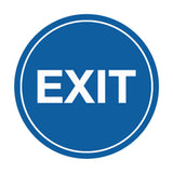 Signs ByLITA Circle Exit Sign