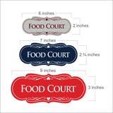Signs ByLITA Designer Food Court Sign