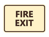 Signs ByLITA Classic Fire Exit Sign