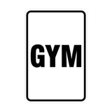 Portrait Round Gym Sign