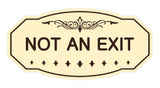 Victorian Not An Exit Sign