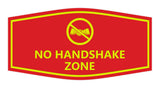 Signs ByLITA Fancy No Handshake Zone Sign