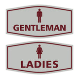 Signs ByLITA Fancy Ladies and Gentlemen Sign Set, 2-Pack