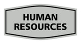 Signs ByLITA Fancy Human Resources Sign with Adhesive Tape, Mounts On Any Surface, Weather Resistant, Indoor/Outdoor Use